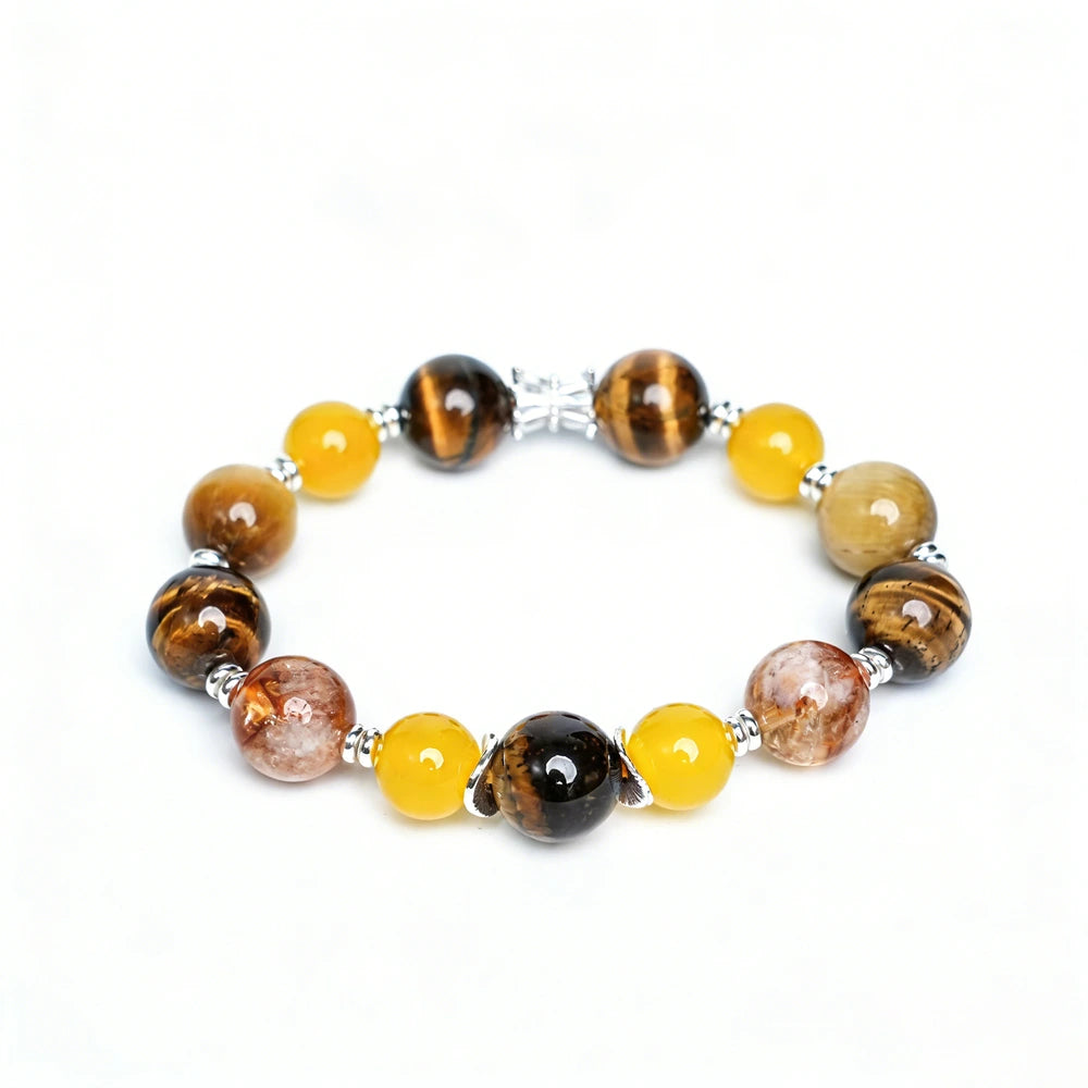 Five Elements Earth Bracelet(12mm)・Grounding Stability – Advanced Energy for Security