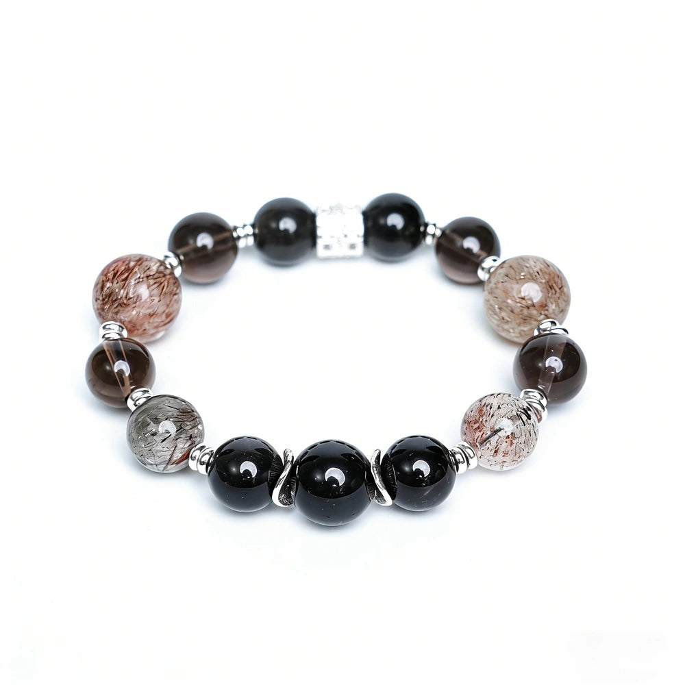 Five Elements Water Bracelet(12mm)・Calm Clarity – Advanced Energy for Inner Peace