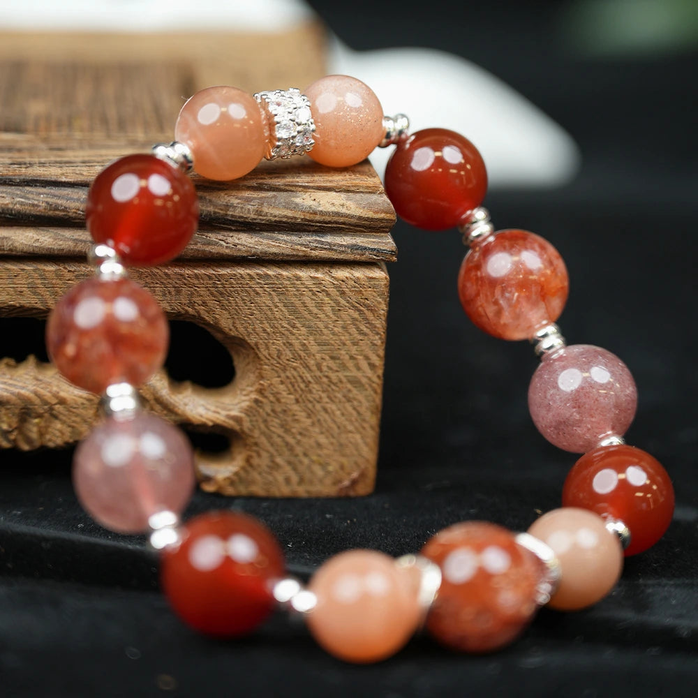 Five Elements Fire Bracelet(12mm)・Passion Glow – Advanced Energy for Confidence