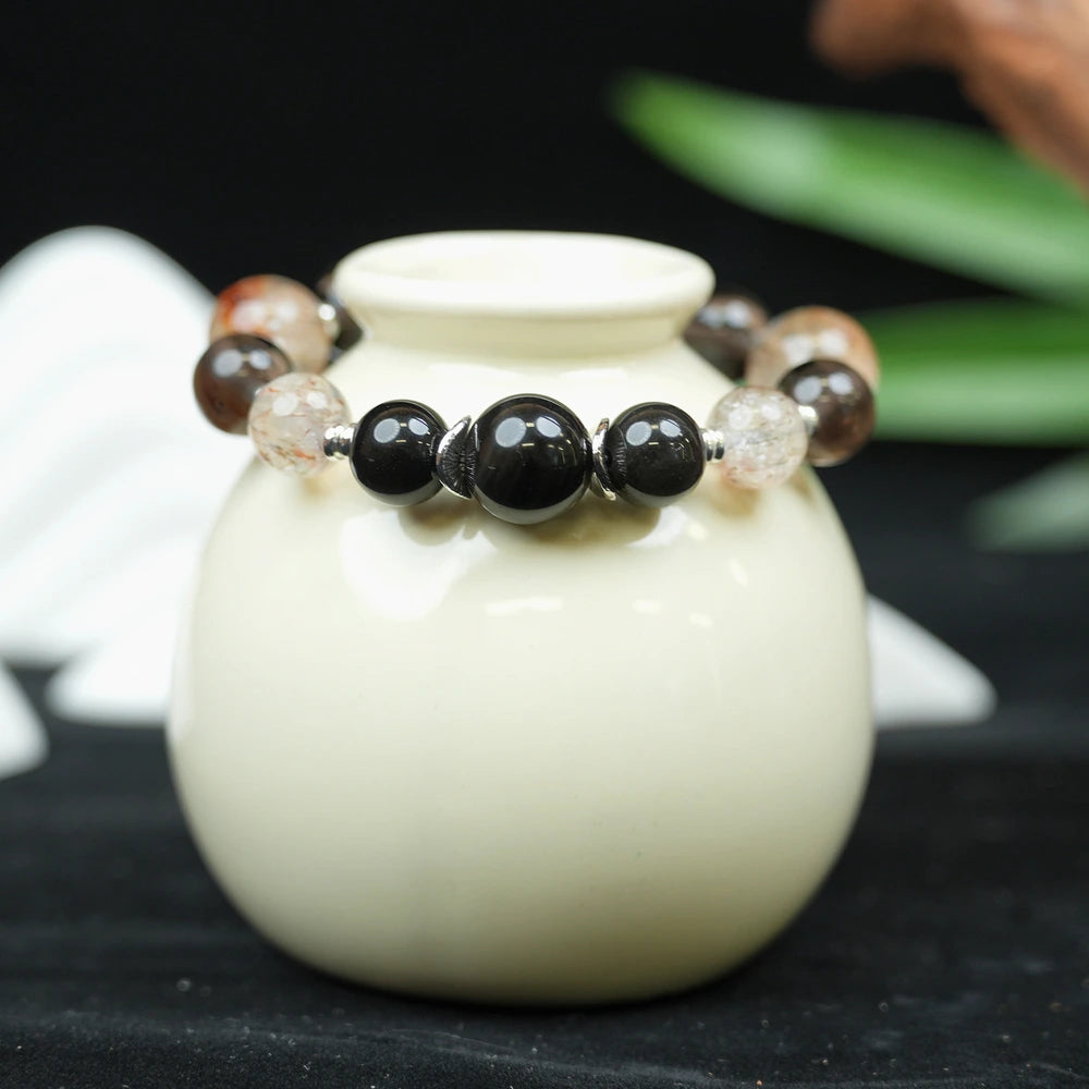 Five Elements Water Bracelet(12mm)・Calm Clarity – Advanced Energy for Inner Peace