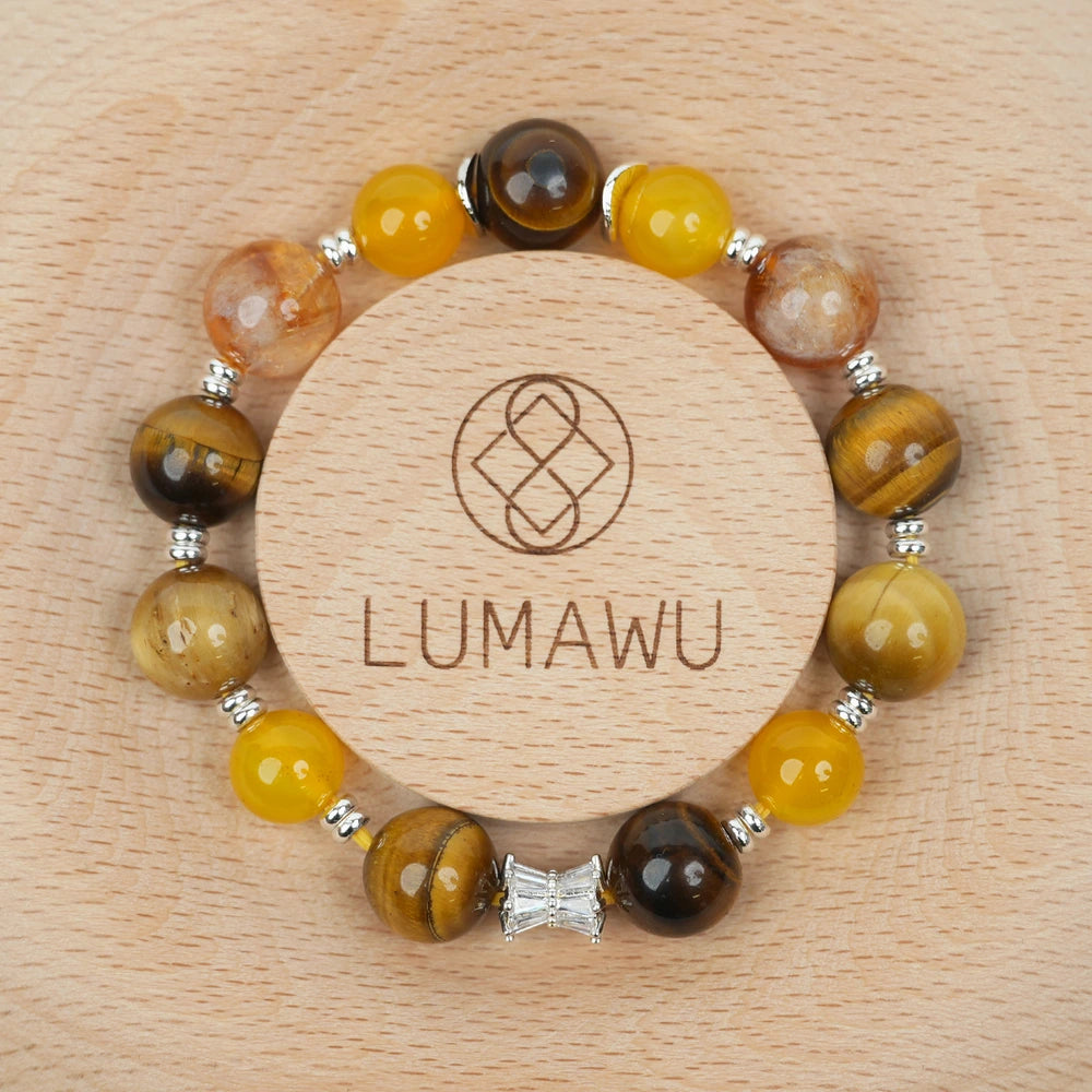 Five Elements Earth Bracelet(12mm)・Grounding Stability – Advanced Energy for Security