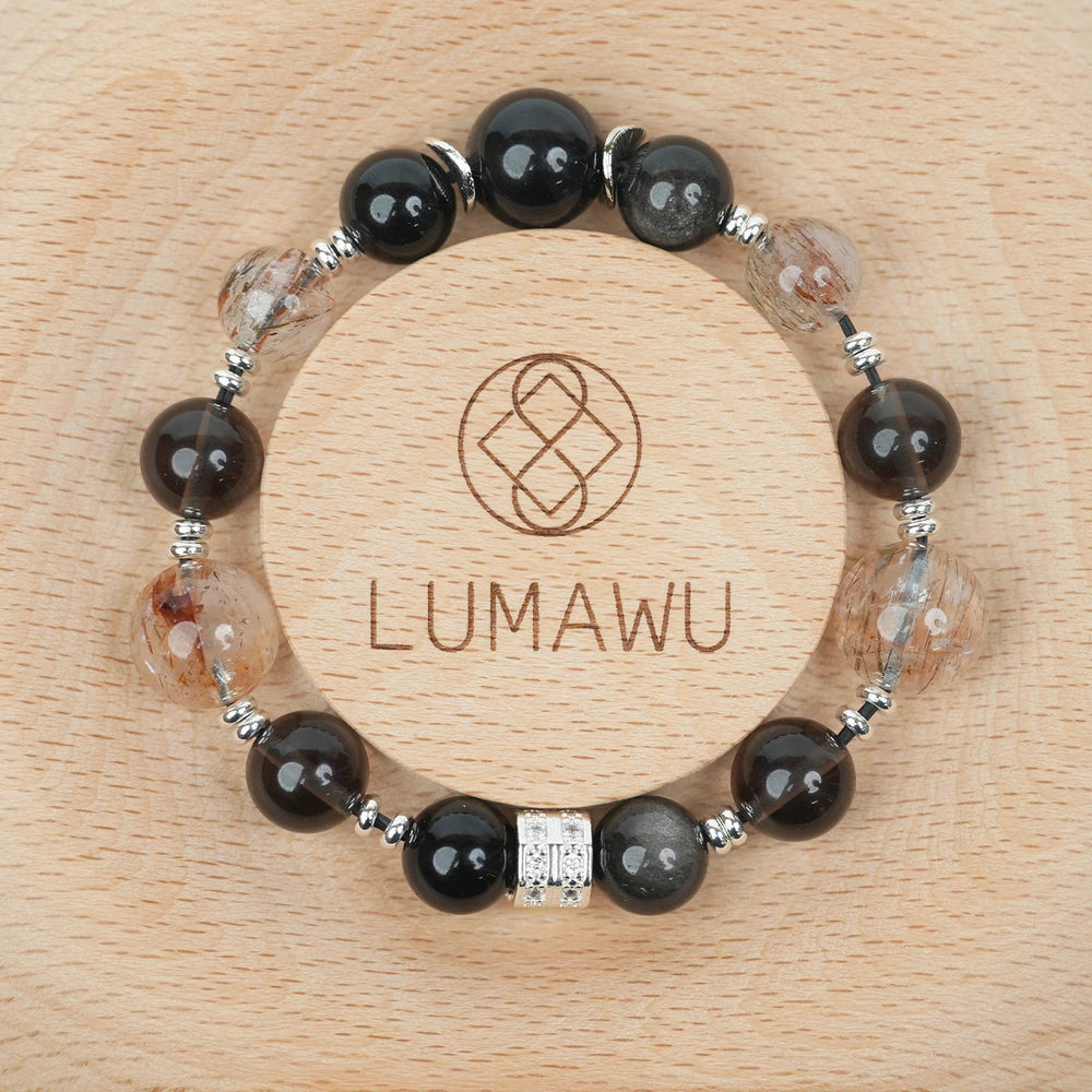 Five Elements Water Bracelet(12mm)・Calm Clarity – Advanced Energy for Inner Peace