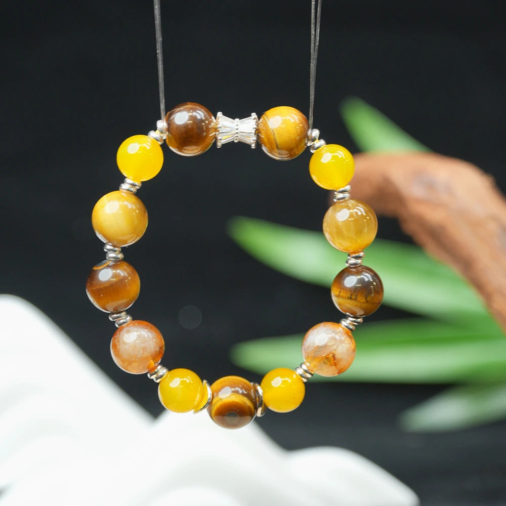 Five Elements Earth Bracelet(12mm)・Grounding Stability – Advanced Energy for Security