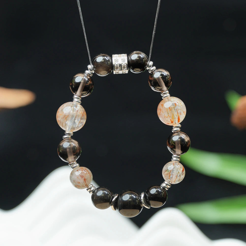 Five Elements Water Bracelet(12mm)・Calm Clarity – Advanced Energy for Inner Peace
