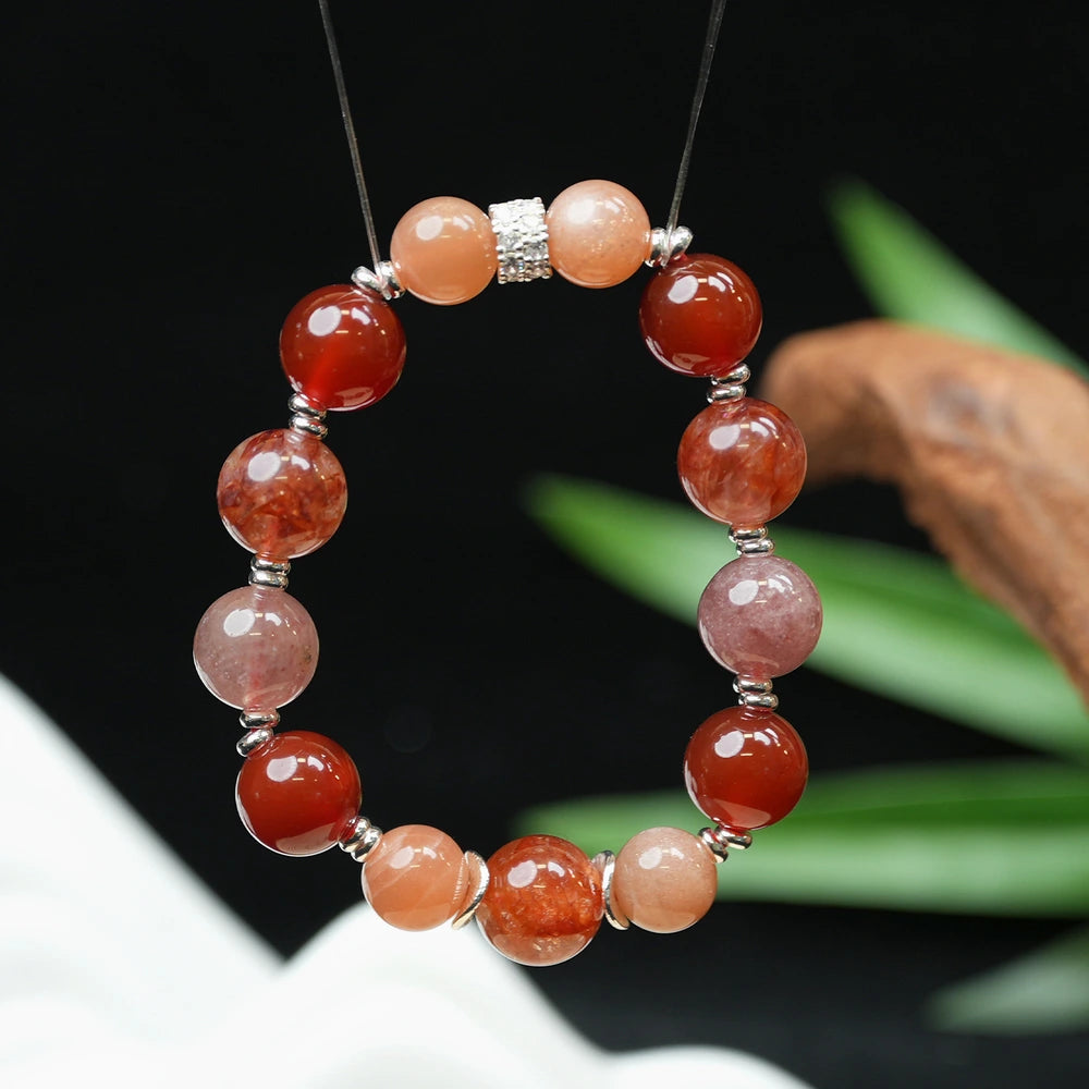 Five Elements Fire Bracelet(12mm)・Passion Glow – Advanced Energy for Confidence