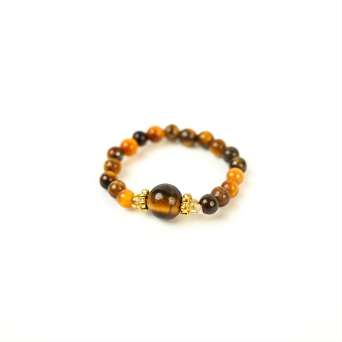 Tiger Eye Ring (3mm)
