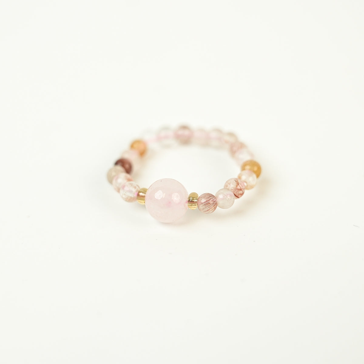 Strawberry Quartz Ring (3mm)