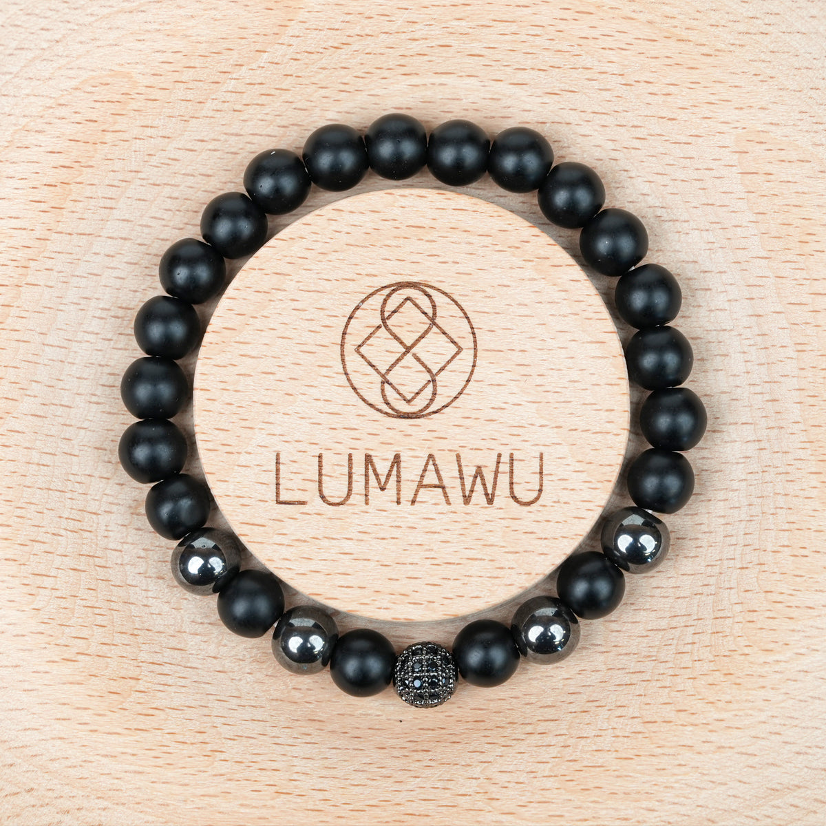 Matte Hematite Bracelet - Minimalist Versatile Style