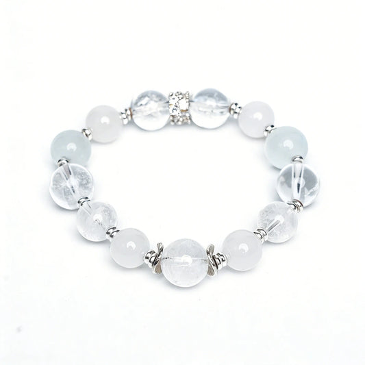 Five Elements Metal Bracelet（12mm）・Clear Balance – Advanced Energy for Inner Stability