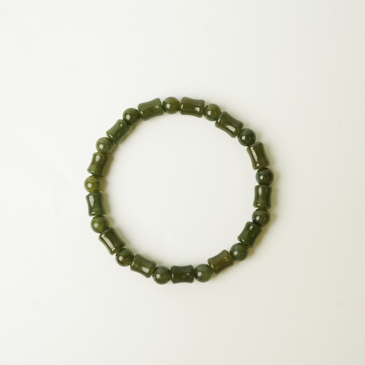 Chinaca Hotan lade Green Bamboo Bracelet