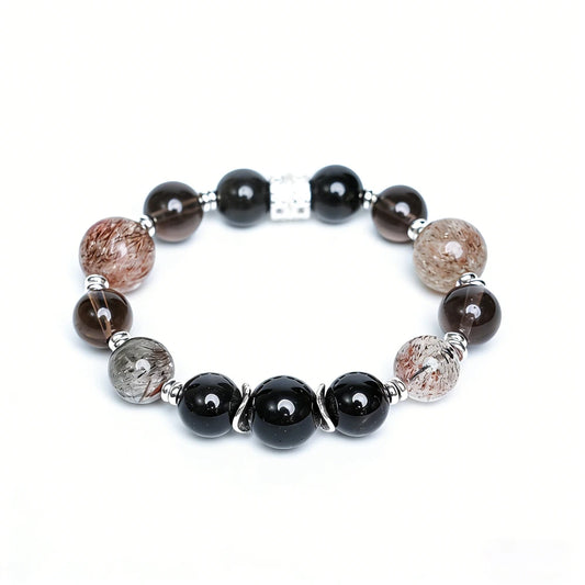 Five Elements Water Bracelet（12mm）・Calm Clarity – Advanced Energy for Inner Peace