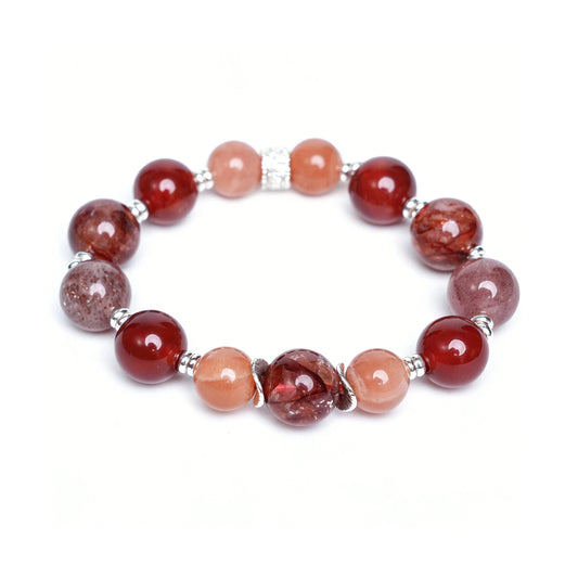 Five Elements Fire Bracelet（12mm）・Passion Glow – Advanced Energy for Confidence